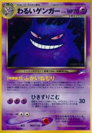 Darkness and to Light  Dark Gengar  - Holofoil - Holo Rare