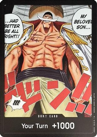 Two Legends  DON!! Card (Alternate Art)  - Foil - DON!!