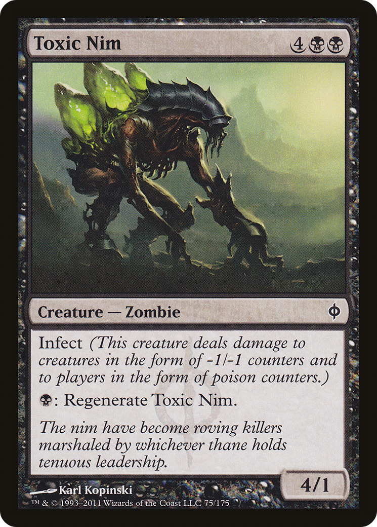 New Phyrexia - (NPH-075) - Toxic Nim Foil