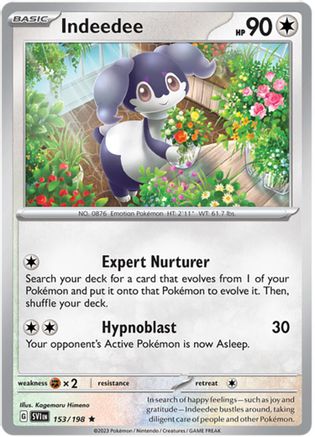 Deck Exclusives  153/198 Indeedee  - Rare