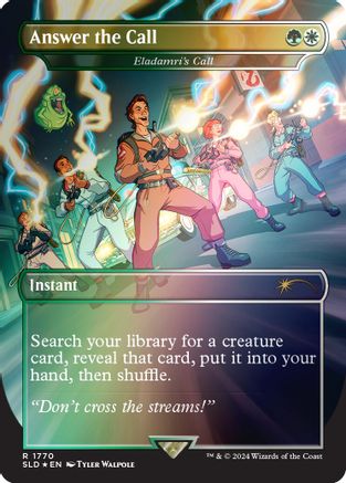 Secret Lair Drop Series - (SLD-1770) - Answer the Call - Eladamri's Call (Rainbow Foil) Foil