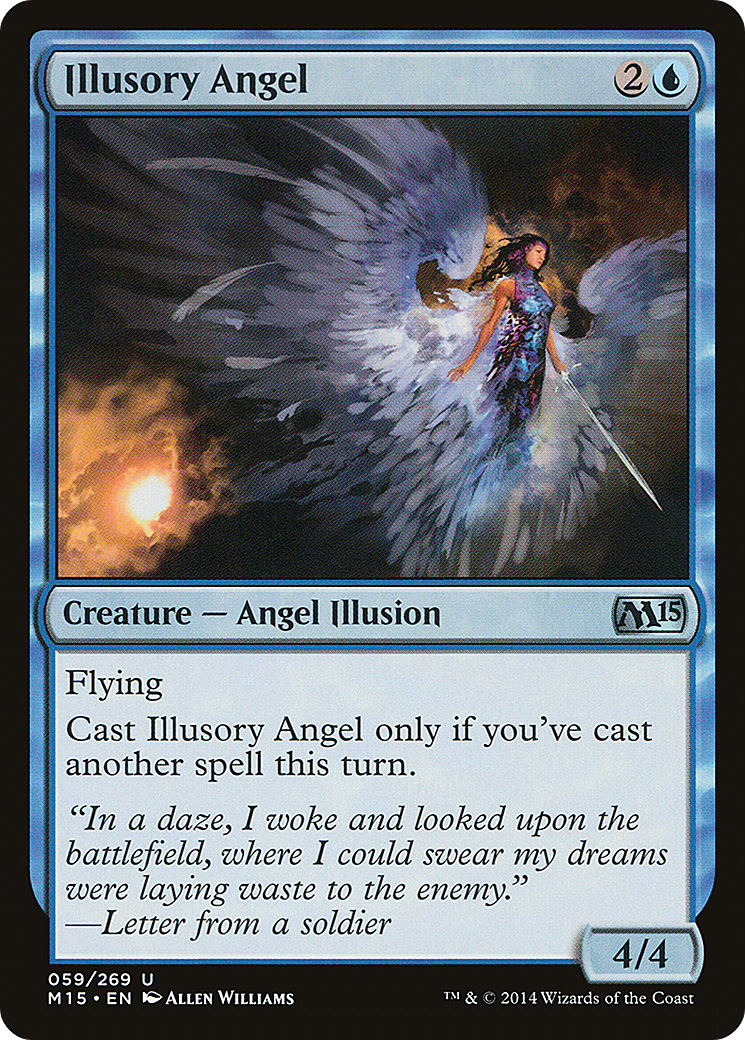 Magic 2015 - (M15-059) - Illusory Angel