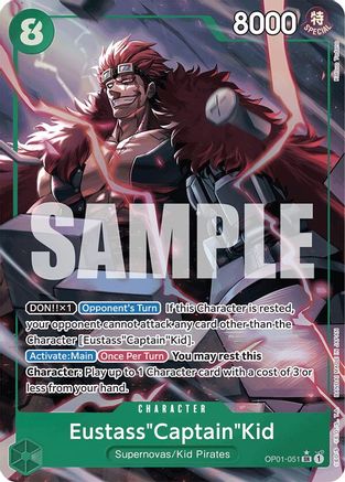 Premium Booster The Best  OP01-051 Eustass"Captain"Kid (OP01-051) (Alternate Art) (OP01-051)  - Foil - Super Rare