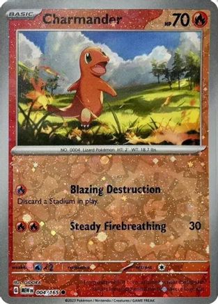 Miscellaneous Cards & Products  004/165 Charmander  - Holofoil - Promo