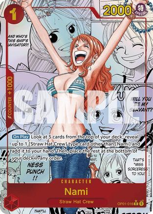 Premium Booster The Best  OP01-016 Nami (OP01-016) (Manga) (OP01-016)  - Foil - Rare