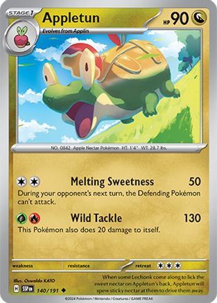SV08 Surging Sparks  140/191 Appletun  - Uncommon