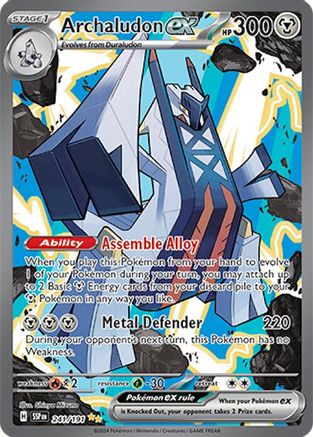 SV08 Surging Sparks  241/191 Archaludon ex  - Holofoil - Special Illustration Rare