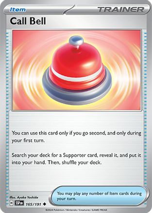 SV08 Surging Sparks  165/191 Call Bell  - Uncommon