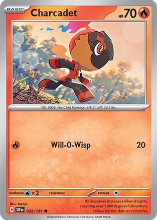 SV08 Surging Sparks  032/191 Charcadet  - Common