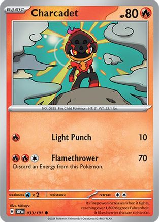 SV08 Surging Sparks  033/191 Charcadet  - Common