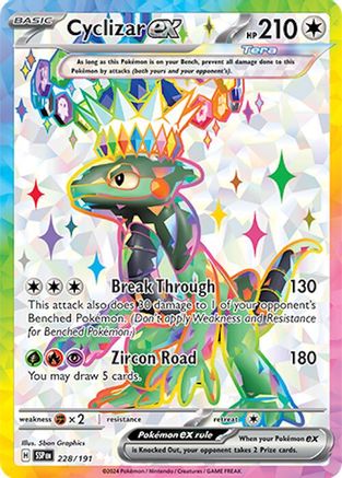 SV08 Surging Sparks  228/191 Cyclizar ex  - Holofoil - Ultra Rare