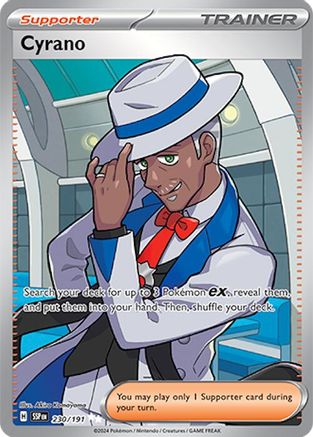 SV08 Surging Sparks  230/191 Cyrano  - Holofoil - Ultra Rare