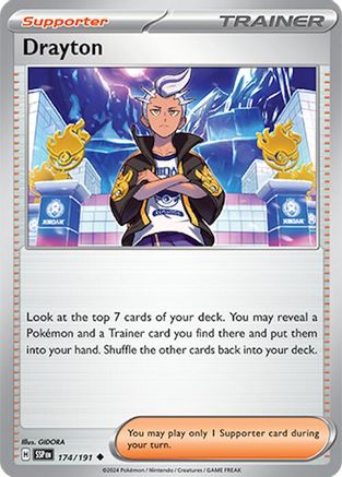 SV08 Surging Sparks  174/191 Drayton  - Reverse Holofoil - Uncommon