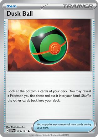 SV08 Surging Sparks  175/191 Dusk Ball  - Reverse Holofoil - Uncommon