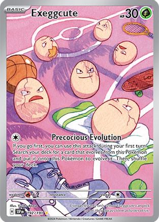 SV08 Surging Sparks  192/191 Exeggcute  - Holofoil - Illustration Rare