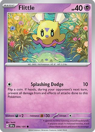 SV08 Surging Sparks  094/191 Flittle  - Reverse Holofoil - Common