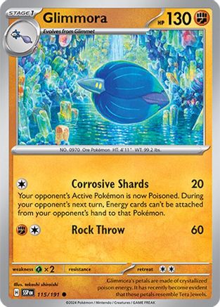 SV08 Surging Sparks  115/191 Glimmora  - Common