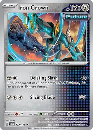 SV08 Surging Sparks  132/191 Iron Crown  - Holofoil - Rare