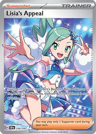 SV08 Surging Sparks  234/191 Lisia's Appeal  - Holofoil - Ultra Rare