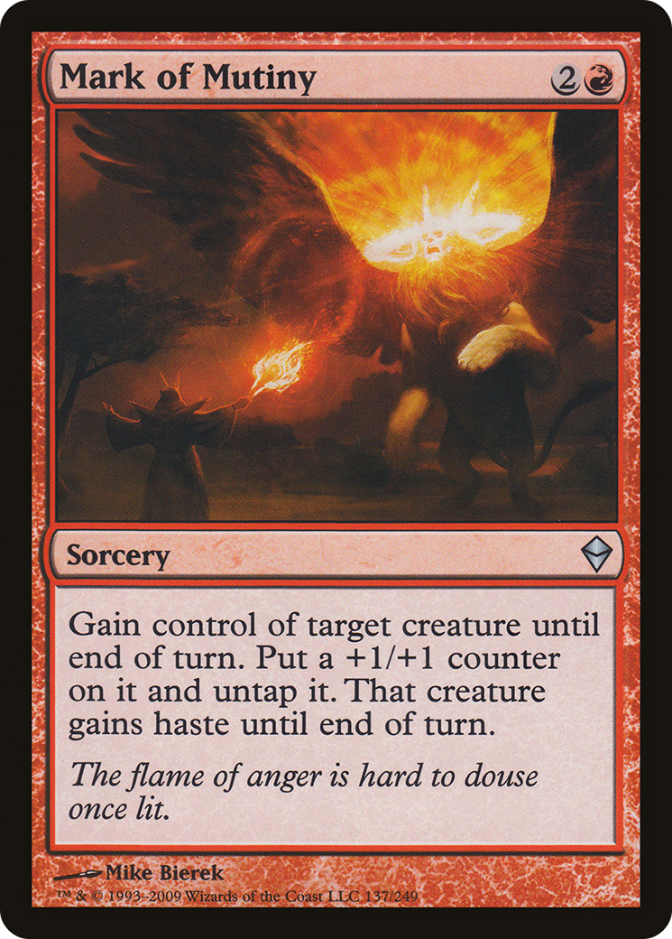 Zendikar - (ZEN-137) - Mark of Mutiny