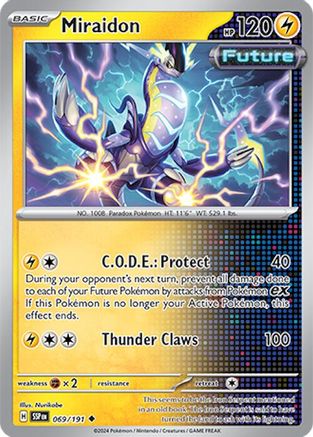 SV08 Surging Sparks  069/191 Miraidon  - Uncommon