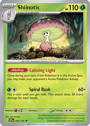 SV08 Surging Sparks  009/191 Shiinotic  - Uncommon