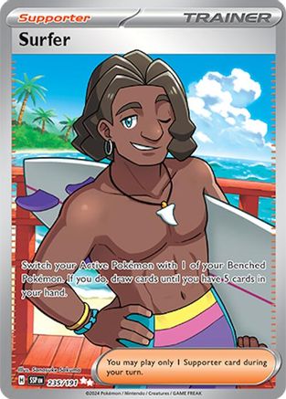 SV08 Surging Sparks  235/191 Surfer  - Holofoil - Ultra Rare