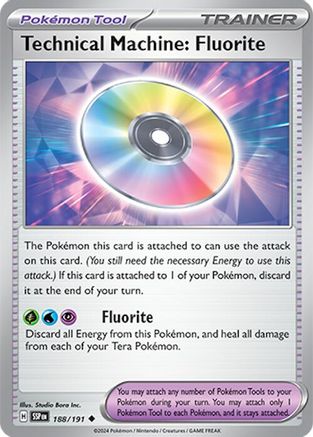 SV08 Surging Sparks  188/191 Technical Machine: Fluorite  - Reverse Holofoil - Uncommon