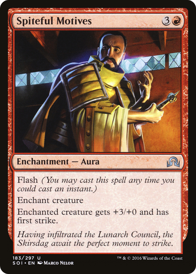Shadows over Innistrad - (SOI-183) - Spiteful Motives