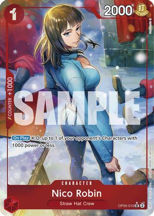 Premium Booster The Best  OP05-010 Nico Robin (Full Art) (OP05-010)  - Foil - Uncommon