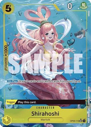 Premium Booster The Best  OP03-116 Shirahoshi (OP03-116) (Full Art) (OP03-116)  - Foil - Uncommon