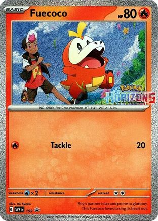 SV Scarlet & Violet Promo Cards  192 Fuecoco  - Holofoil - Promo