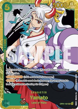 Premium Booster The Best  OP01-121 Yamato (OP01-121) (Reprint) (OP01-121)  - Foil - Secret Rare