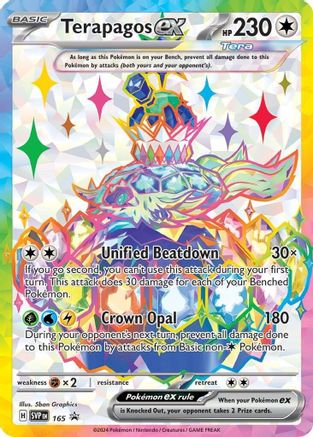 SV Scarlet & Violet Promo Cards  165 Terapagos ex  - Holofoil - Promo (SEALED)