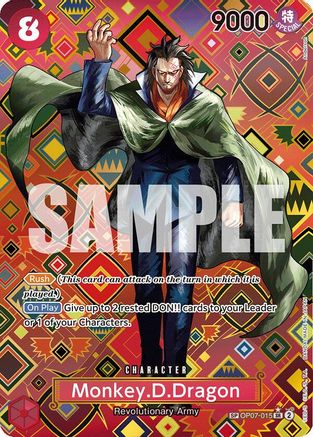 Emperors in the New World  OP07-015 Monkey.D.Dragon (SP) (OP07-015)  - Foil - Super Rare