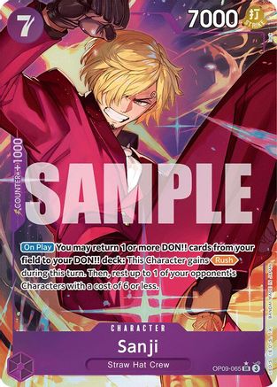 Emperors in the New World  OP09-065 Sanji (065) (Parallel) (OP09-065)  - Foil - Super Rare