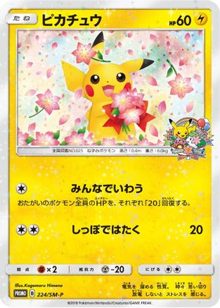 SMP Sun & Moon Promos  224/SM-P Pikachu