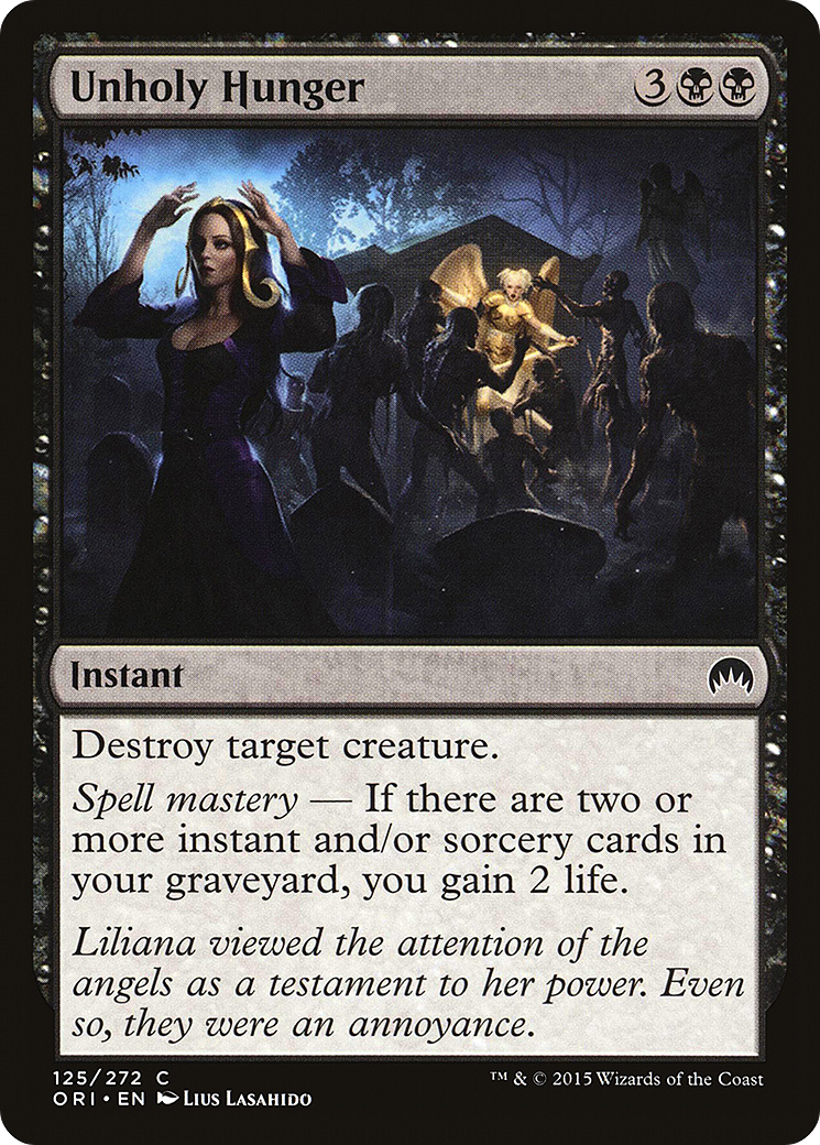 Magic Origins - (ORI-125) - Unholy Hunger Foil