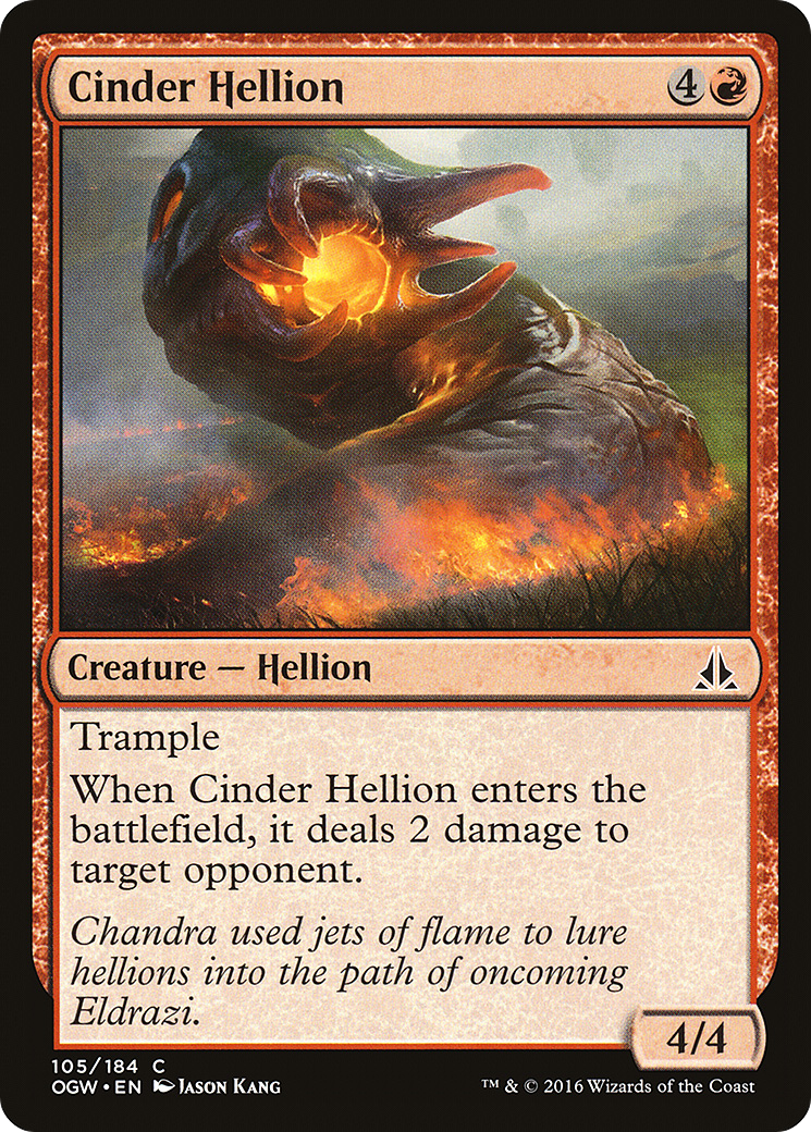 Oath of the Gatewatch - (OGW-105) - Cinder Hellion