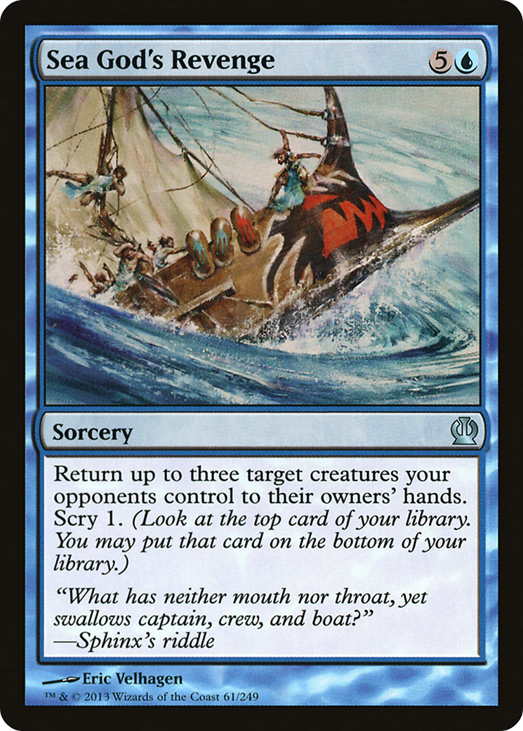 Theros - (THS-061) - Sea God's Revenge Foil