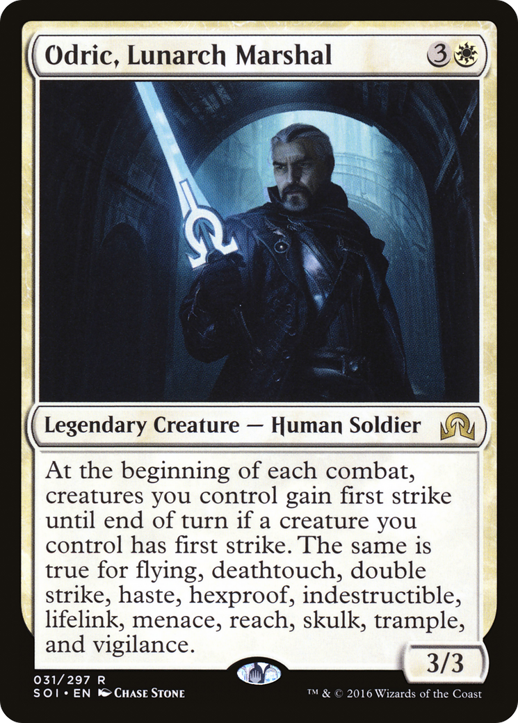Shadows over Innistrad - (SOI-031) - Odric, Lunarch Marshal