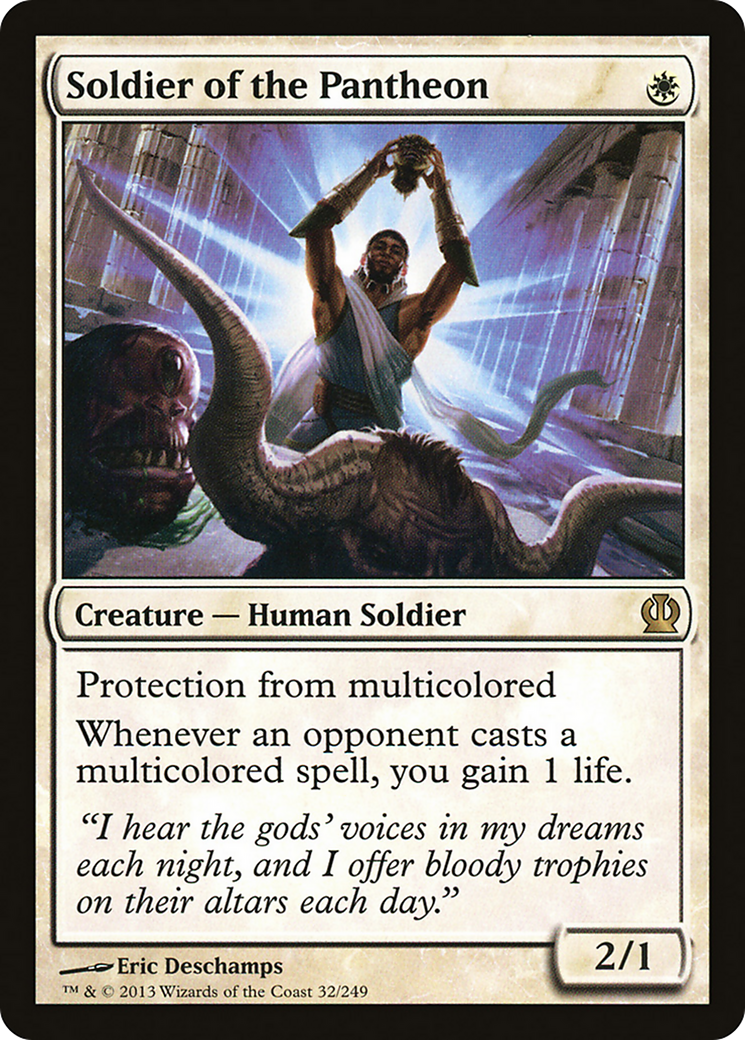Theros - (THS-032) - Soldier of the Pantheon Foil