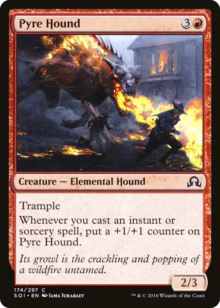 Shadows over Innistrad - (SOI-174) - Pyre Hound Foil