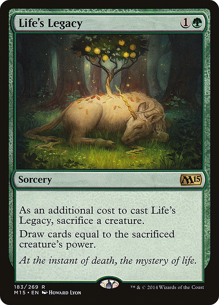 Magic 2015 - (M15-183) - Life's Legacy Foil