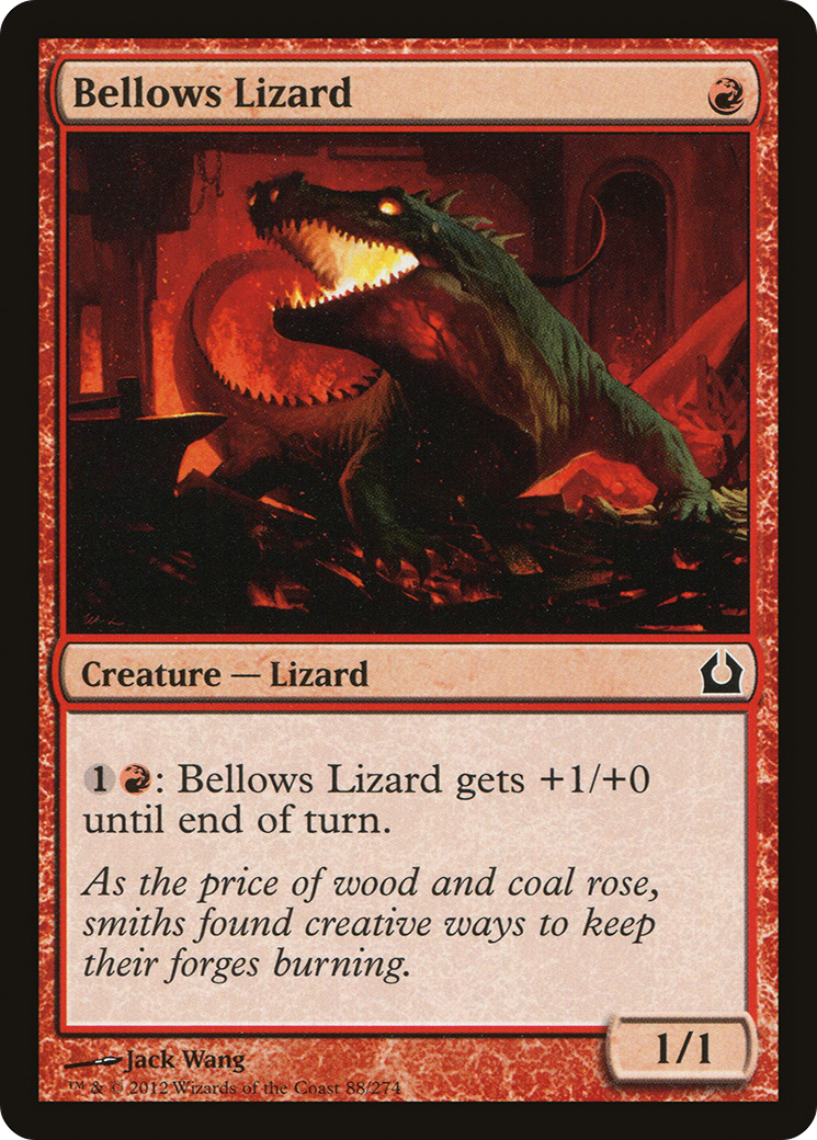 Return to Ravnica - (RTR-088) - Bellows Lizard Foil
