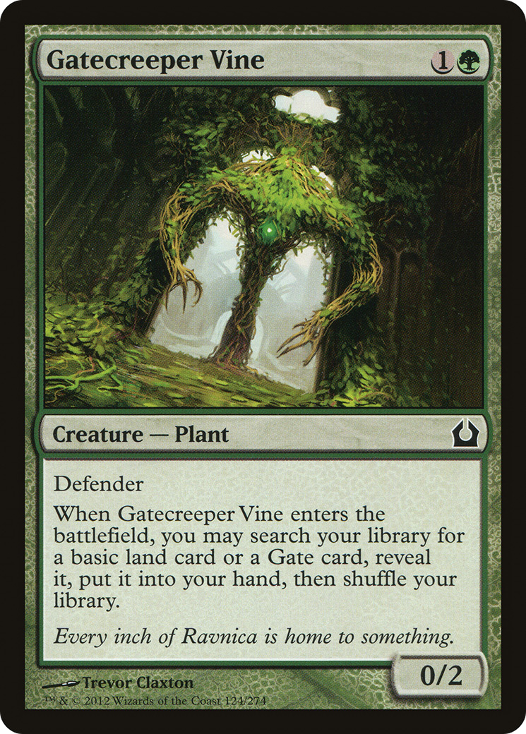 Return to Ravnica - (RTR-124) - Gatecreeper Vine Foil