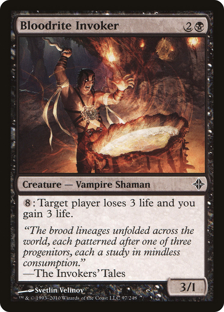 Rise of the Eldrazi - (ROE-097) - Bloodrite Invoker Foil