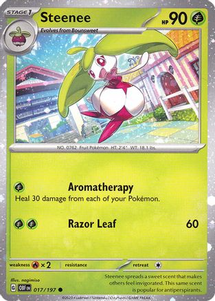 Miscellaneous Cards & Products  017/197 Steenee  - Holofoil - Common