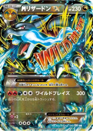 XY2 Wild Blaze  055/080 Charizard  - Unlimited Holofoil - Double Rare