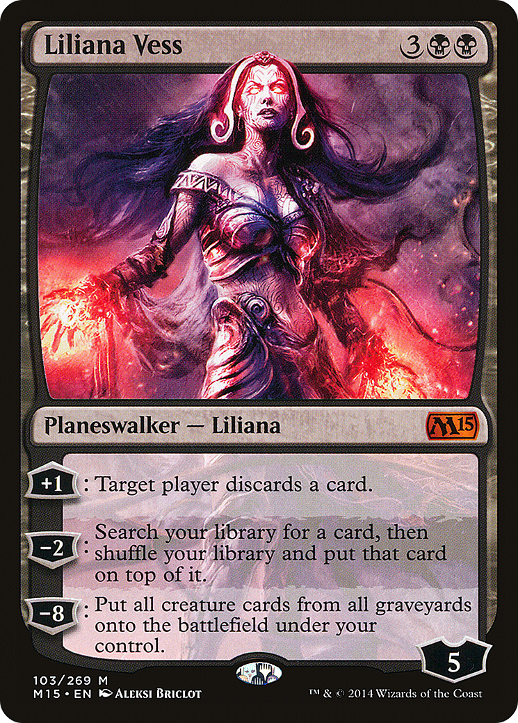 Magic 2015 - (M15-103) - Liliana Vess Foil